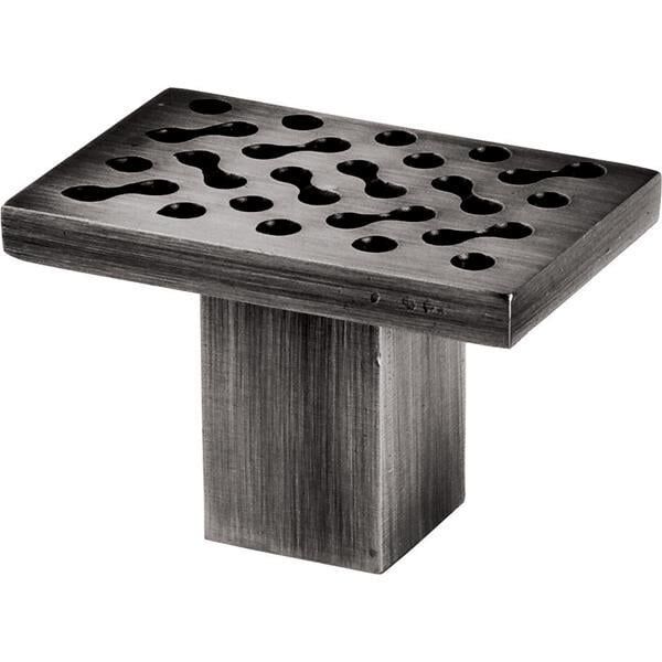 Hafele Cam Kapı Kulp Köşeli P.Çelik Mat 70x45mm