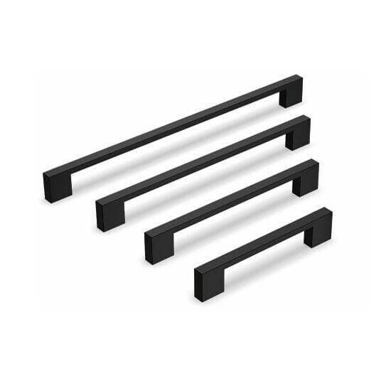 Hafele HAN II Kulp mat siyah 160mm