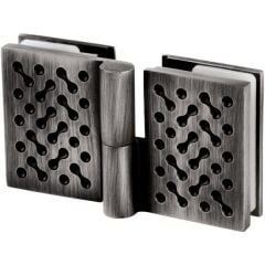 Hafele Cam Menteşesi Cam/Cam Sol P.Çelik Renkli (1 Çift)