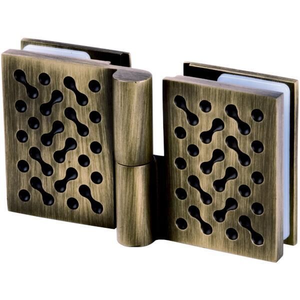 Hafele Cam Menteşesi Cam/Cam Sağ Antik Bronz (1 Çift)