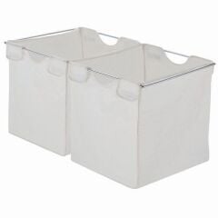 Hafele Flexstore Çamaşır Sepeti, Beyaz Renk (Açma)