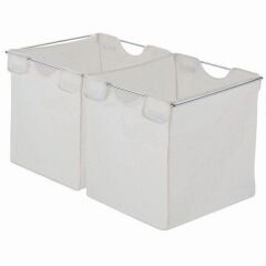 Hafele Flexstore Çamaşır Sepeti Rafı 100cm, Krom Renk (Açma)