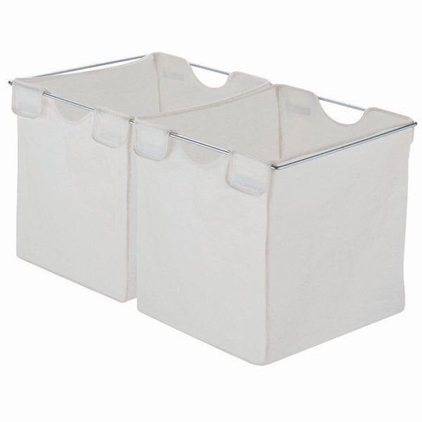 Hafele Flexstore Çamaşır Sepeti Rafı 90cm, Krom Renk (Açma)