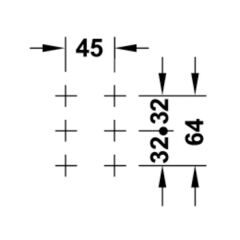 Hafele Optima 6\'lı Pantolonluk 75x430x80mm, Krom Renk