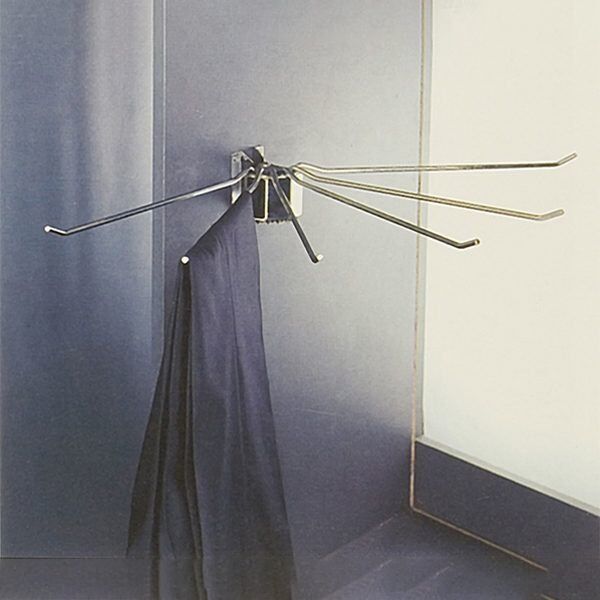 Hafele Optima 6\'lı Pantolonluk 75x430x80mm, Krom Renk