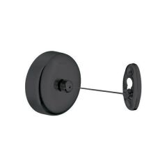 Hafele Çamaşır kurutma ipi, 2,5 m,mat siyah