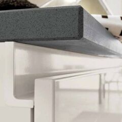 Hafele Profil Kulp Striata-L Köşe Bağlantı Elemanı Parlak Krom