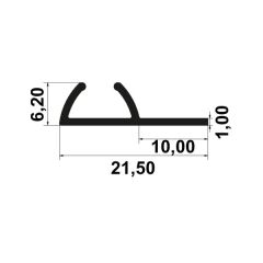 Hafele Multisoft/Enter 60 Alt Ray Tekli Alü. Ham 2.7m