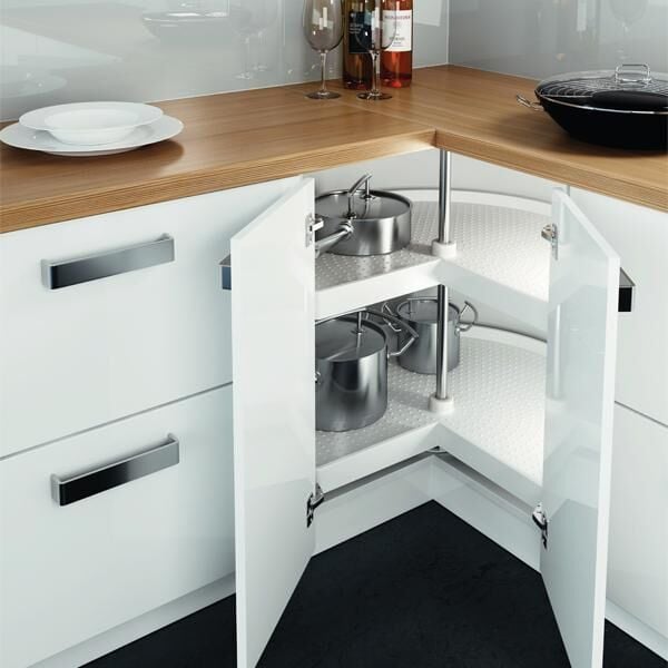 Hafele JET270º Sepet, plastik, beyaz, çap 82cm