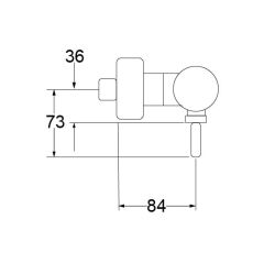 Hafele Duş Armatürü Designo 150x150x53mm Parlak Krom