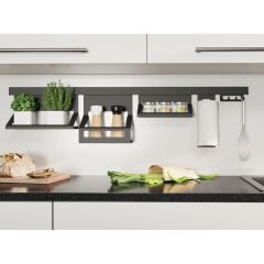 Hafele ADRIA Kancalı Raf, Siyah