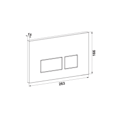 Hafele Matto Gömme Rez.Kumanda Pan.Mat krom
