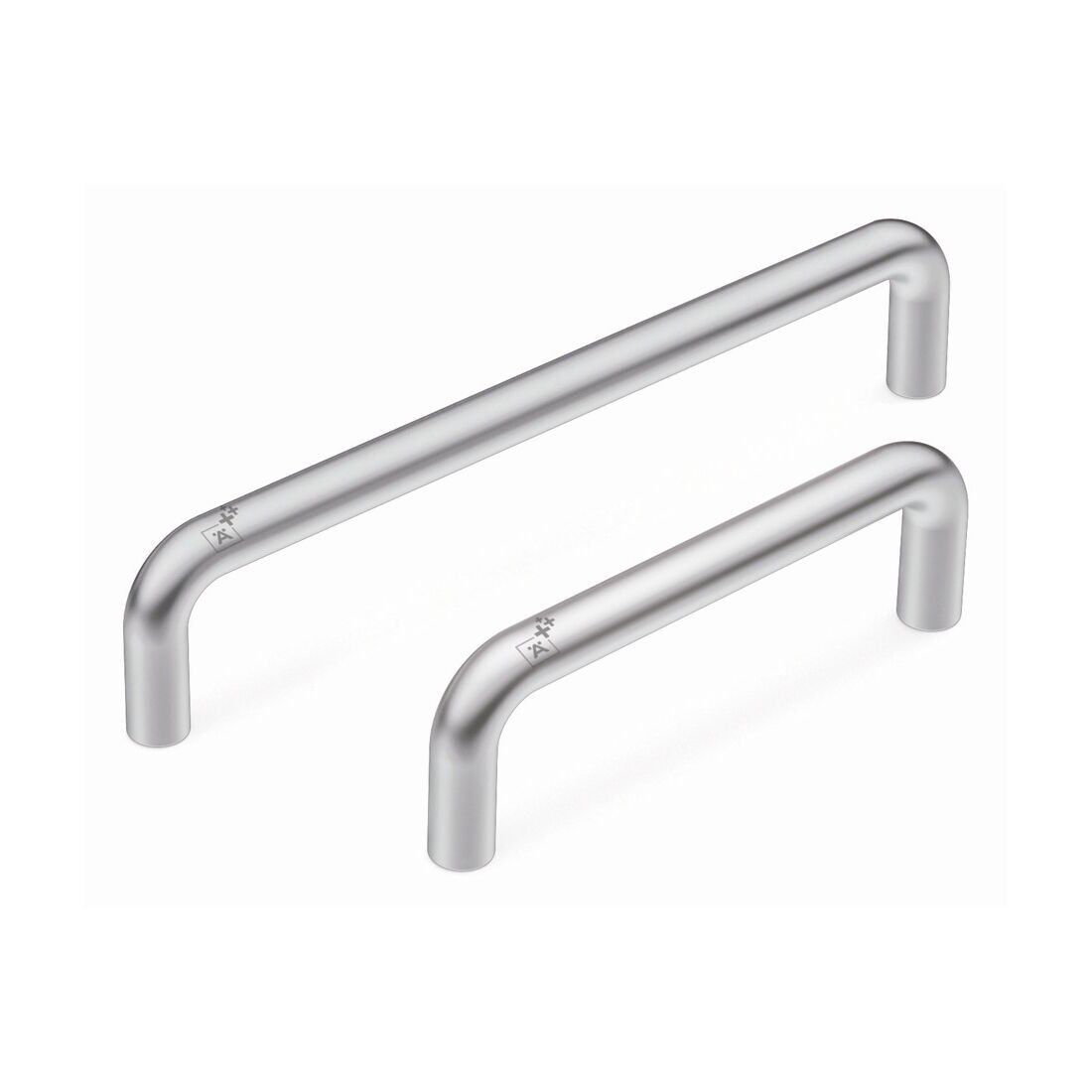 Hafele ASE PLUS Paslanmaz Çelik Renk 96 mm Mobilya Akslı Kulp