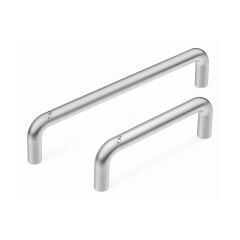 Hafele ASE PLUS Paslanmaz Çelik Renk 96 mm Mobilya Akslı Kulp