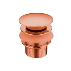 Hafele Pop Up Bas Aç Körüklü Lavabo Sifonu Parlak Rose