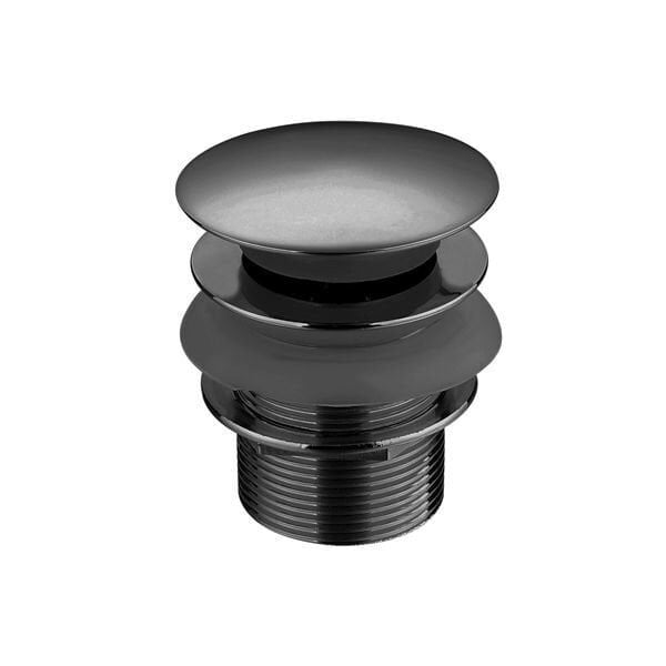 Hafele Pop Up Bas Aç Körüklü Lavabo Sifonu Mat Siyah