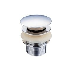 Hafele Pop Up Bas Aç Körüklü Lavabo Sifonu Parlak Krom