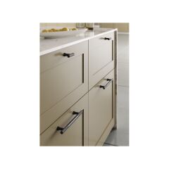 Hafele TRONA Mat Siyah Renk 320 mm Mobilya Akslı Kulp