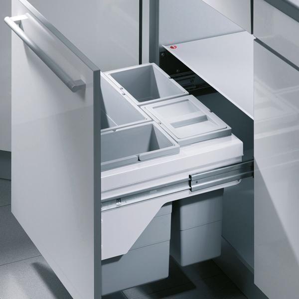 Hafele Çöp Kutusu 1x24/3x10L