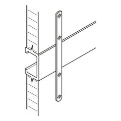 Hafele Montaj Plakası Galvaniz 230X20Mm