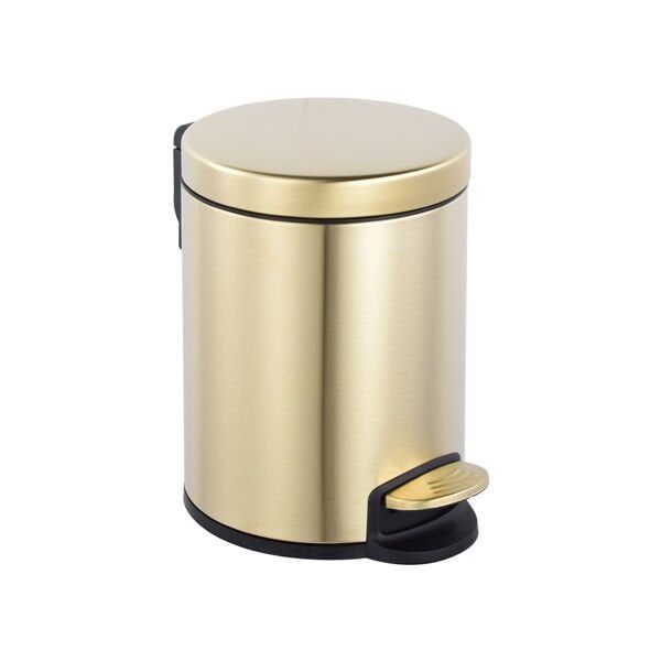 Hafele COMFY Pedallı Çöp Kutusu 5L Mat Altın