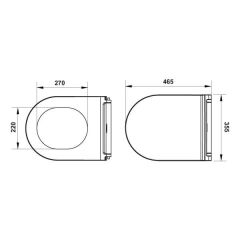 Hafele Klozet Kapağı Monde R (Duroplast) Parlak Beyaz Renk