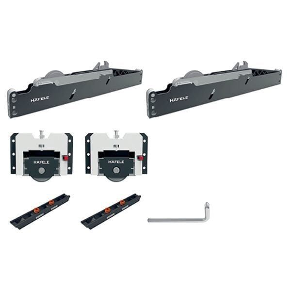 Hafele Anta W60 Doğrusal Kayar Kapak Sistemi Ahşap 1K