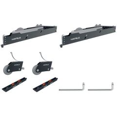 Hafele Anta AL60 Alüminyum Çerçeveli Doğrusal Kayar Kapak Sistemi 1K