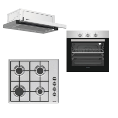 Hafele Üçlü Ankastre Set Inox