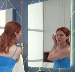 Hafele OASIS PLUS LED Banyo Aynası Buğu Çözücülü