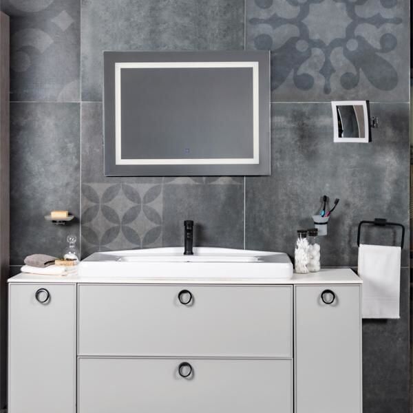 Hafele MIRAGE PLUS LED Banyo Aynası Buğu Çözücülü