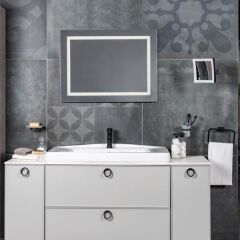 Hafele MIRAGE PLUS LED Banyo Aynası Buğu Çözücülü