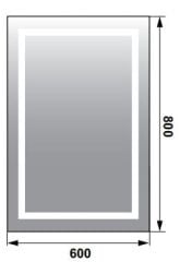 Hafele MIRAGE LED Banyo Aynası