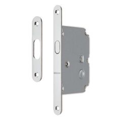 Hafele Wc Tipi Kayar Kapı Kilidi 50/16mm, Parlak Krom Renk