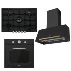 Franke Classicline Üçlü Ankastre Set Nero