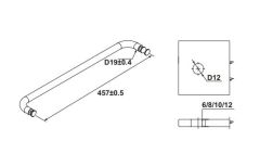 Hafele CITIUS R Havluluk Yuvarlak Paslanmaz Çelik Renkli