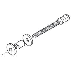 Hafele Bodo Çekme Kol Bağlantı Çift Taraflı 44-64mm