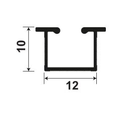 Hafele Anta Tekli Ray, 2,5M, Al.Eloksal