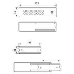 Hafele Lily Tezgah Altı Aydınlatma 4000K/12V, Gümüş Renk