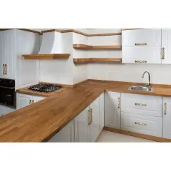 Ahşap Tezgah, Meşe, Masif Tezgah