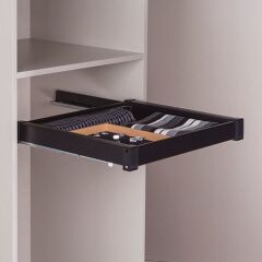 Hafele Select Hazır Ölçü Aksesuar Çekmecesi 90cm, Siyah Renk