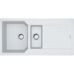 Franke Granit Eviye 1,5 Gözlü Damlalıklı Ubg 651-100 Bianco