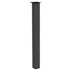 Hafele Masa Ayağı Pandor 60x710mm Mat Siyah Renk