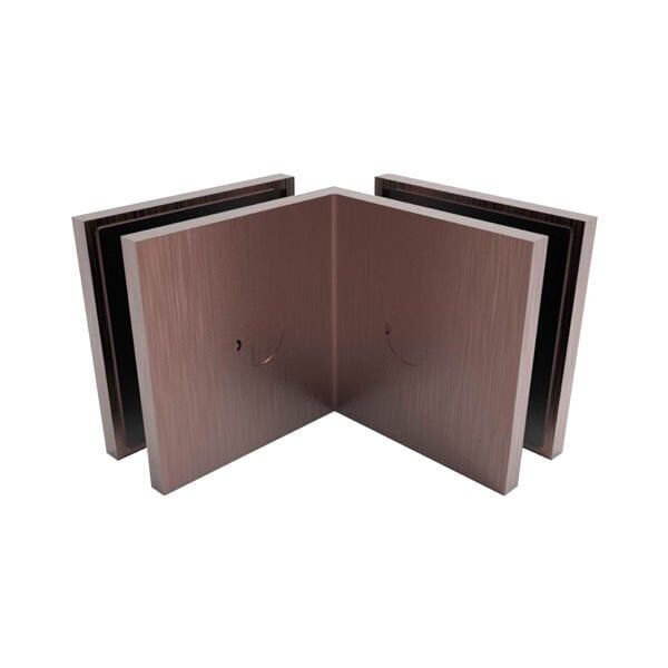 Hafele FORTIUS 03 Cam Tutucu C/C 90° Parlak Rose