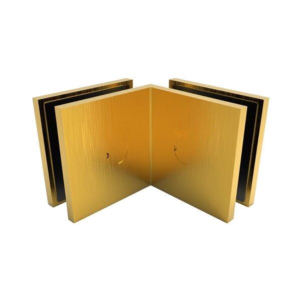 Hafele FORTIUS 03 Cam Tutucu c/C 90° Mat Altın