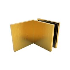 Hafele FORTIUS 02 Cam Tutucu D/C 90° Mat Altın