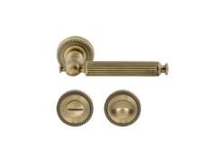 Hafele Kapı Kolu Seti Calisto WC Tipi Antik Bronz