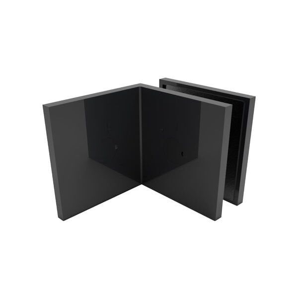 Hafele FORTIUS 02 Cam Tutucu D/C 90° Mat Siyah