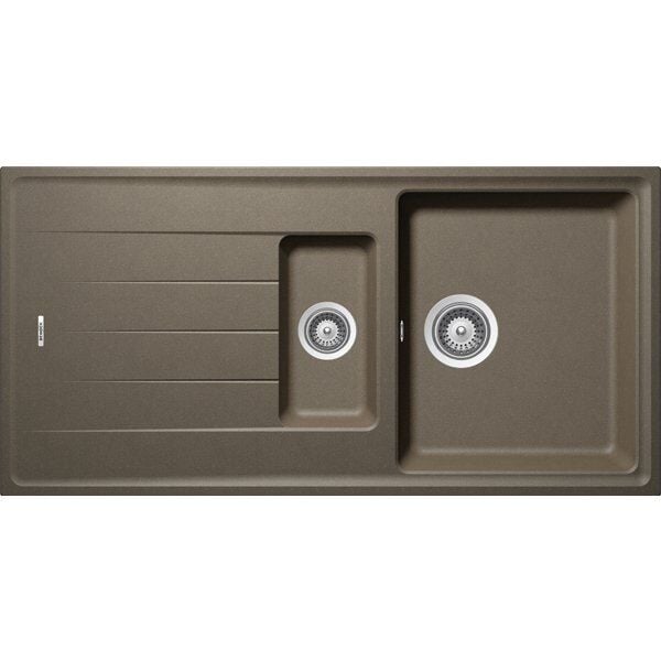 Hafele Demeter Granit Eviye 1000x500mm, Kahve Renk