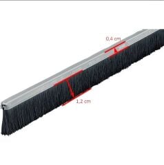 Hafele Kapı Altı Fırçası Gömme Montaj 1000mm